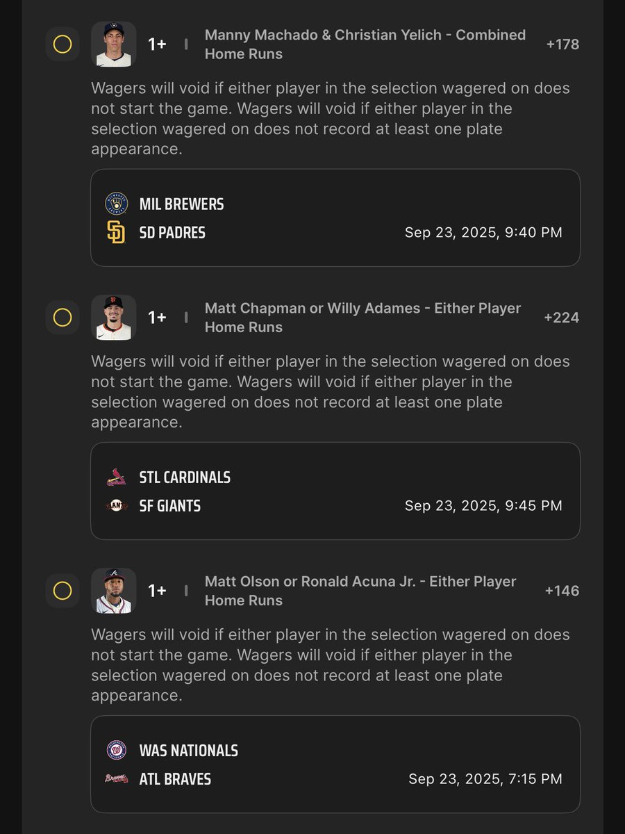 No_Chasah's tweet image. Day lates paired with others in good spots