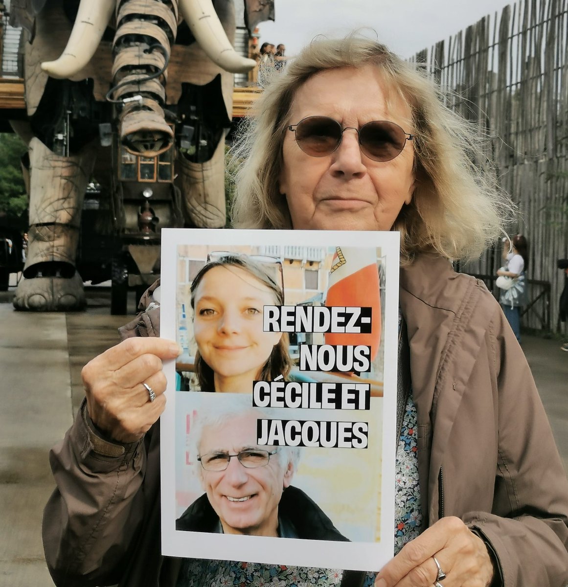 #RendezNousCecileEtJacques
Bientôt 3 ans et demi dans l’enfer des geôles iraniennes.  Rendez-nous les otages d'état français Cécile Kohler et Jacques Paris !    
#ElephantNantes
#FreeCecileKohler 
#FreeJacquesParis 
#Iran