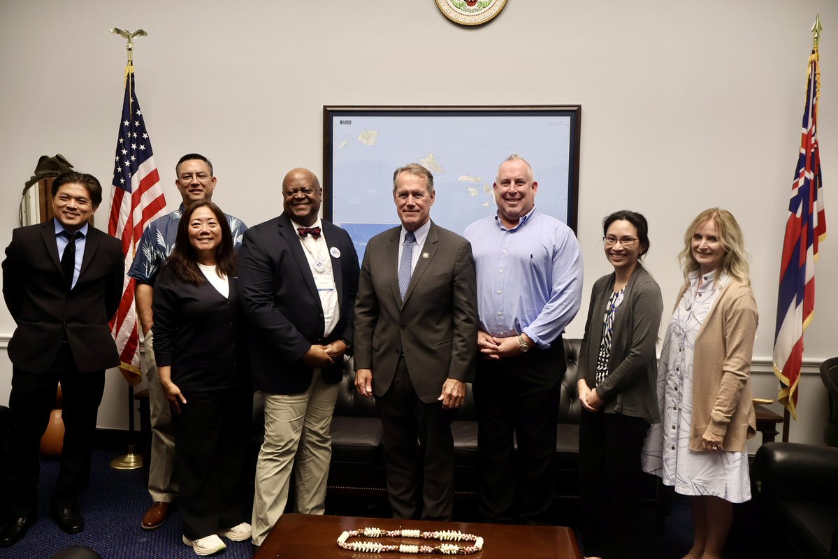 RepEdCase's tweet image. When our federal military and civilian employee children attend our public schools, the feds should pay their fair share of our costs. This is “impact aid”, and every year in Appropriations and otherwise I work to max out fair impact aid for Hawai’i. I again met with my partners…