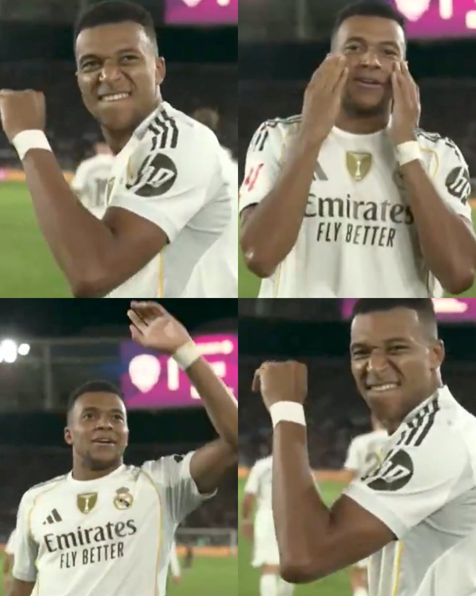 El inicio de temporada de Kylian Mbappé con el Real Madrid está siendo una SALVAJADA TOTAL. Kiki suma ¡¡9 GOLES Y 1 ASISTENCIA!! en 7 partidos disputados. Líder goleador de la Liga y líder goleador de la Champions League. Nadie puede frenar a Kiki. Nadie puede detener al 10
