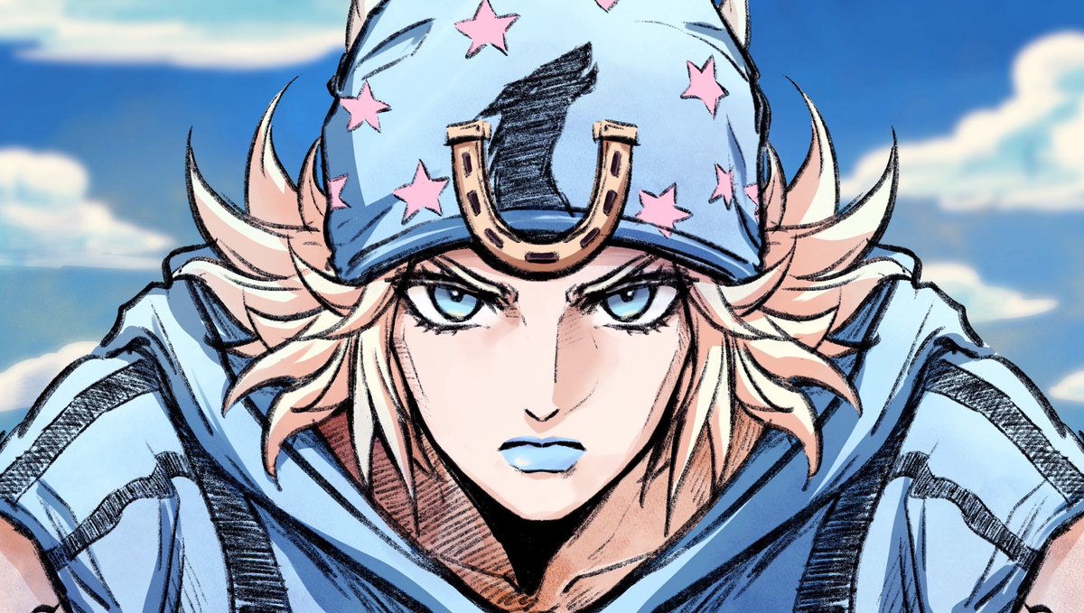 Wasabi_931's tweet photo. #jojo_anime #sbr 
试着自己改一下漫画版的…… https://t.co/zD0EIbJK6w