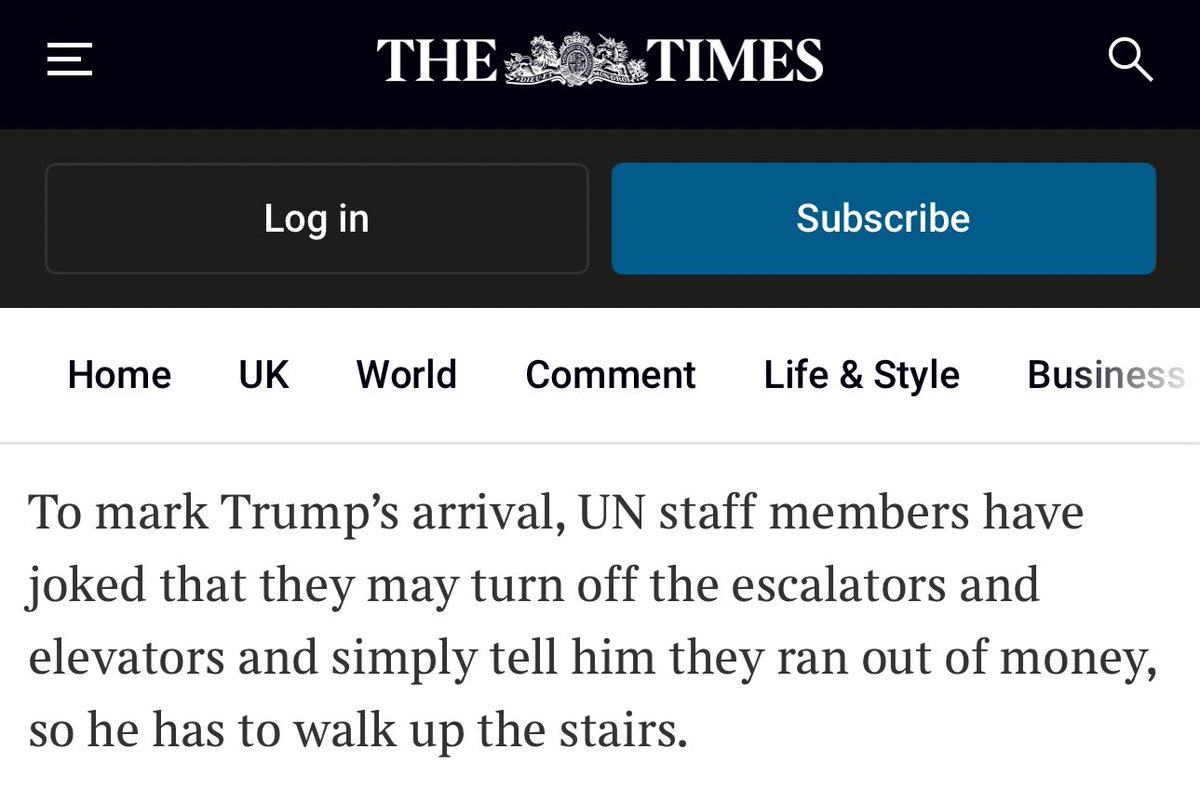 The elites laughed. The staff joked.
They said they “ran out of money” and shut it down.

As President Trump and the First Lady stepped forward at the UN, the platform froze beneath them. A failed entrance, by design.

This wasn’t a glitch.
It was a move. A humiliation ritual.