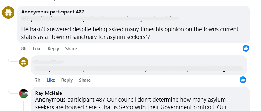 ray_mchale's tweet photo. I was recently asked for my stance on Chester's "City of Sanctuary" status:

“…this is about saying those who come here, men women and children, should be given support and a welcoming fitting of the civilised people we are."

#election #cwac #ellesmereport  #theatreporto https://t.co/AZ3c5viIoU