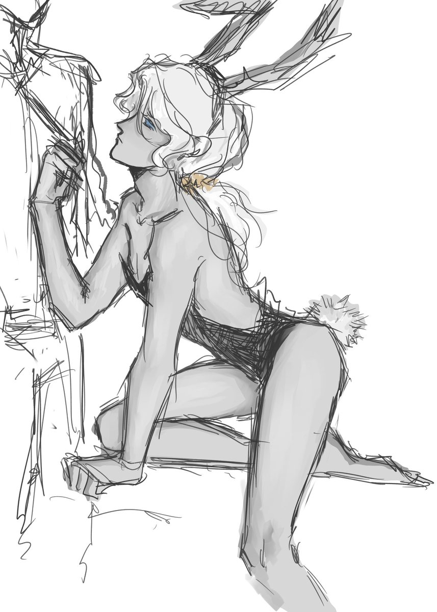 I rlly have a thing for bunny suit #JosephDesaulniers