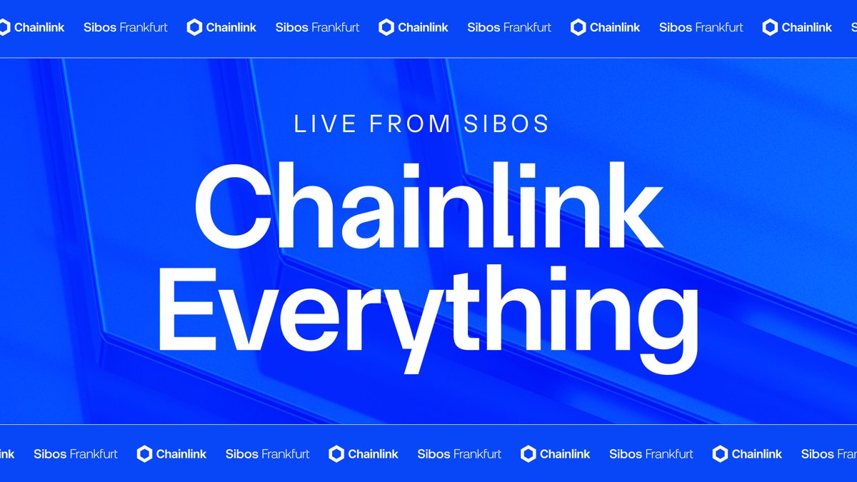 SmartContract's tweet image. 📍Next week, Chainlink joins global financial leaders at @Sibos.

Why it matters: At Sibos, 10,000+ decision-makers from the world&apos;s largest financial institutions gather to shape the future of finance.

Follow along as Chainlink Everything reports live from Sibos with:

• ELI5…