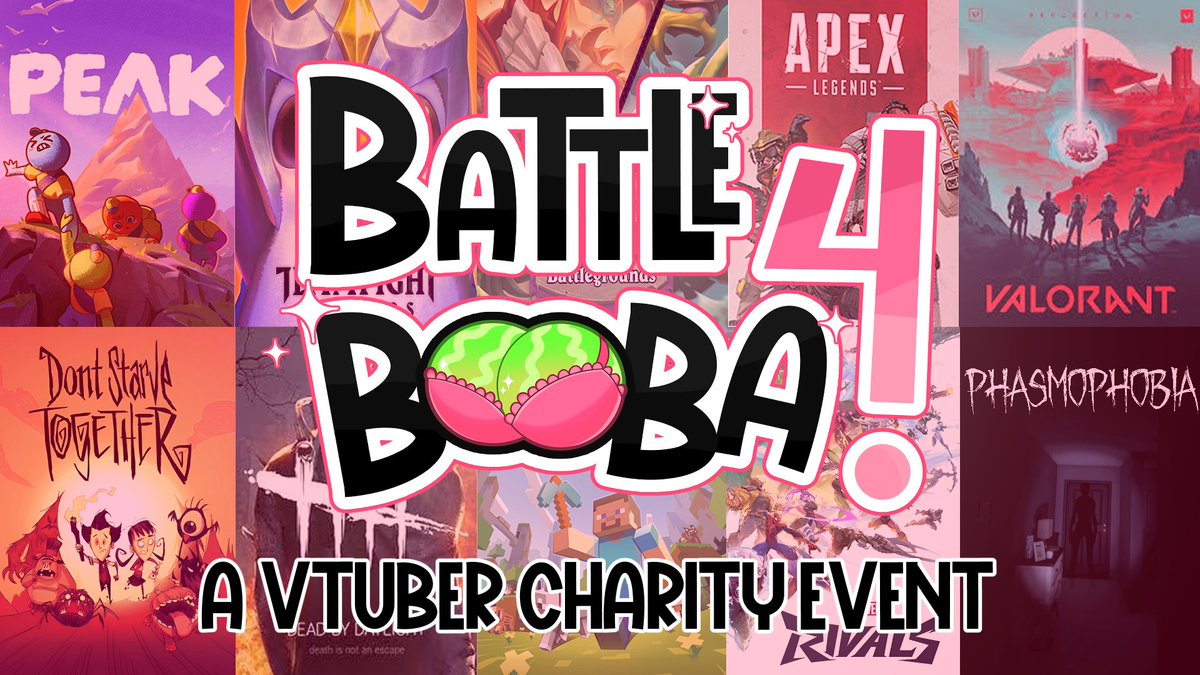 BATTLE 4 BOOBA SIGN-UPS ARE HERE!
Be randomly put on a team and compete for charity! Each day is a new game or event you can sign up for and earn your team points! 
The winning team gets to submit donations earned to the National Breast Cancer Foundation!
forms.gle/1AQXqziiMXFkm1…