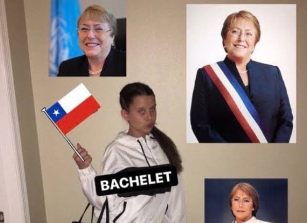 Desde ya apoyando <a href="/mbachelet/">Michelle Bachelet</a> en su postulación a Naciones Unidas 💖💖💖