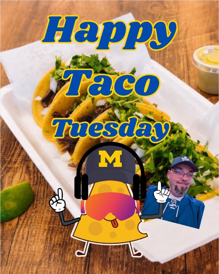 ilikecheese3434's tweet photo. Happy Taco Tuesday ๐ฎ ๐ฎ
Hope everyone has a great Tuesday ๐
#nhlpreseason
#leafs vs #sentors
13 days til NHL #leafsforever
28 days til NBA #sunsup
248 days til #GTA6
#tuesdayvibe
#SayCheese https://t.co/ZBpY5SzEPP