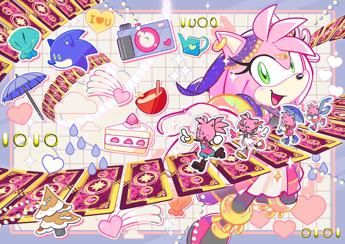 ❤️🌹 AMY ROSE ZINE IS FINALLY OUT!!!!!!!!! 🌹❤️ 

Here's the cover I did for it!!! Once again MASSIVE thank you to @/chaosquillzines for hosting and being awesome! <3

Download link below 👇🧵