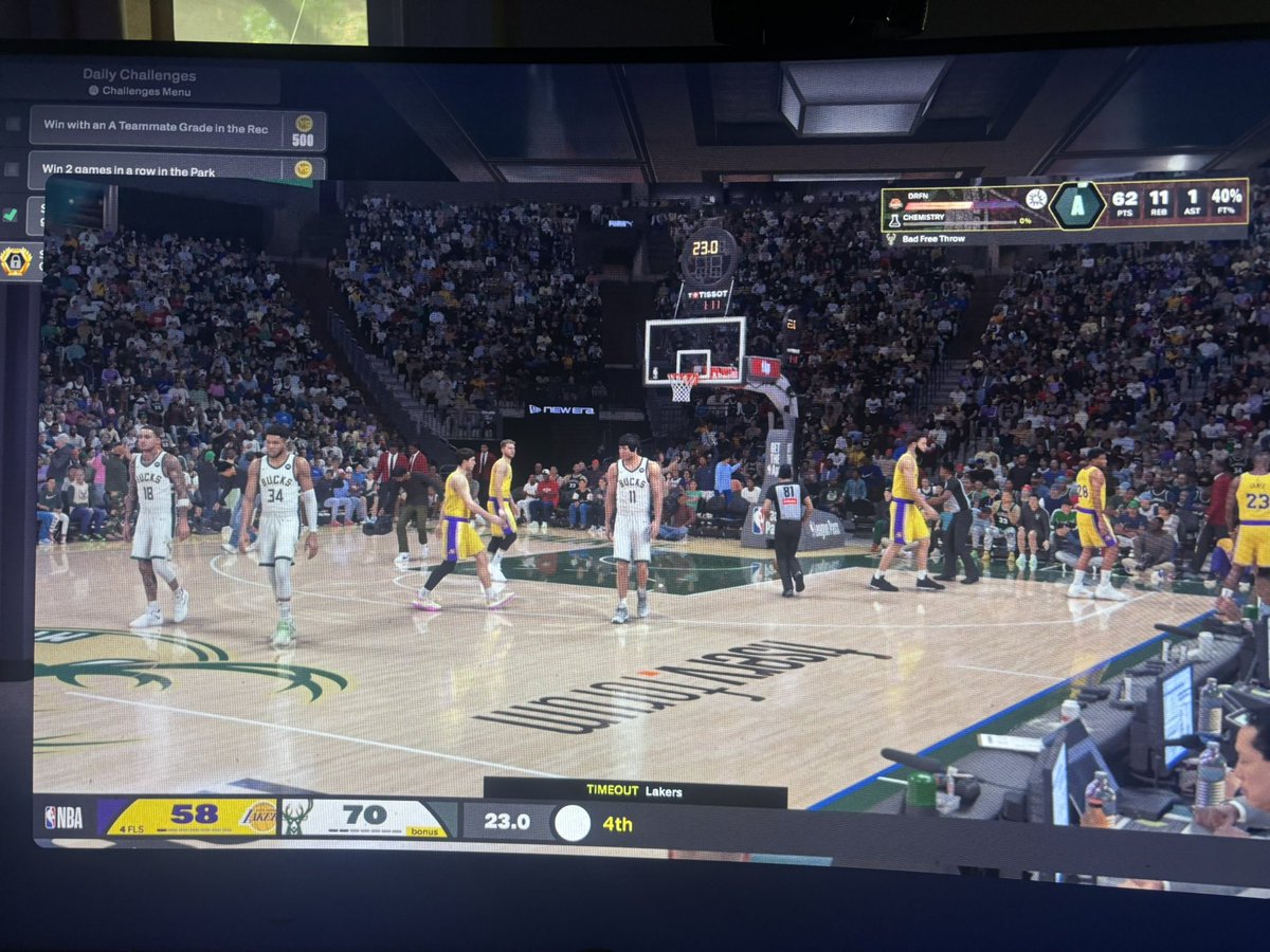 Played a cheesy 7’4 in the starting five for him to quit out 20 seconds left in the game an receive .9 rep 😒 what happened