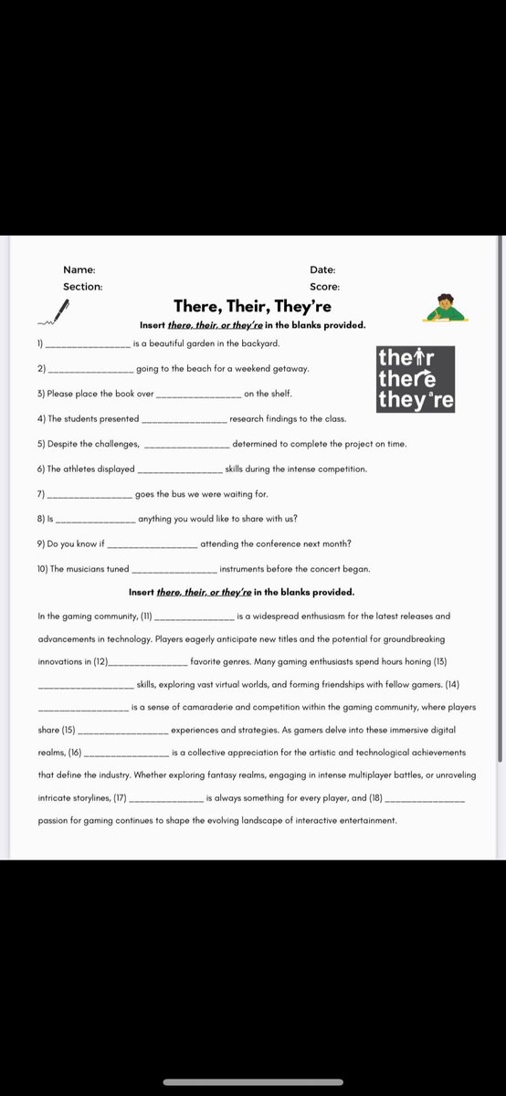 There, Their, and They’re (Classroom Activities)

Link here: briantolentino.com/there-their-an…