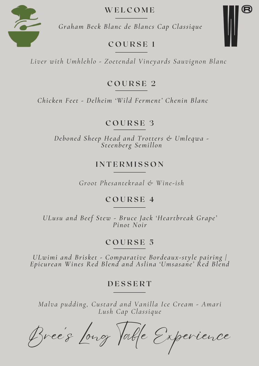 Wine__ish 🍷 (@wine__ish) on Twitter photo Something special is coming and we’re elated to be part of it… 🍷 We’re thrilled to join Bree’s Kitchen, Moshe Ndiki, <a href="/niapearlza/">Nia Pearl</a> for the Longtable Experience – a day filled with heritage-inspired dishes, masterful wine pairings, and shared stories. Looking forward!! 🍷🍾🥂❤️🇿🇦 Something special is coming and we’re elated to be part of it… 🍷 We’re thrilled to join Bree’s Kitchen, Moshe Ndiki, <a href="/niapearlza/">Nia Pearl</a> for the Longtable Experience – a day filled with heritage-inspired dishes, masterful wine pairings, and shared stories. Looking forward!! 🍷🍾🥂❤️🇿🇦