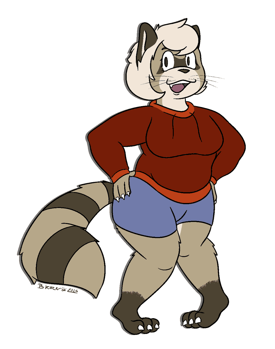 Drew a lil' kellie from my book, she's very silly