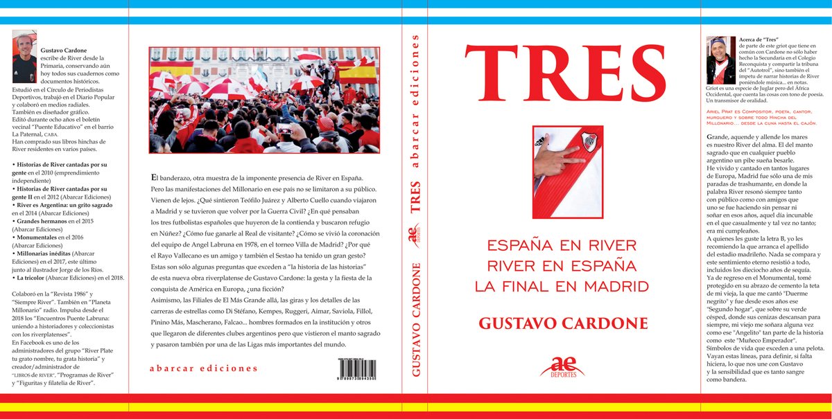 <a href="/leoleo495112779/">@leoleo4951</a> <a href="/MillonariosDC_/">Millonarios Distrito Capital</a> <a href="/cobainalex1980/">Alexander Ⓜ️⚽</a> <a href="/NelsonBedoyaSan/">Nelson Bedoya - VIDEOS DEL FPC</a> <a href="/Jorgemarioneira/">Jorge Mario Neira⚽️</a> <a href="/BogotaBlueBoy/">Azul Partizano Ⓜ️</a> <a href="/Dianilla_B/">Diana B</a> <a href="/TertuliaMillos/">La Tertulia Embajadora</a> <a href="/RiverFan2024/">RiverPlateFan -El Suplentazo 21/09/2024-</a> <a href="/UruguayanH/">Uruguayan Football History</a> Con permiso. Para quienes gustan de la lectura en base papel y quieran ampliar el nexo histórico entre River y España fue abordado en “Tres”, como así también el vínculo especial entre el Millonario y Millonarios se trató en “Grandes hermanos”. Ambos por <a href="/abarcaredic/">Abarcar Ediciones</a>. Saludos.