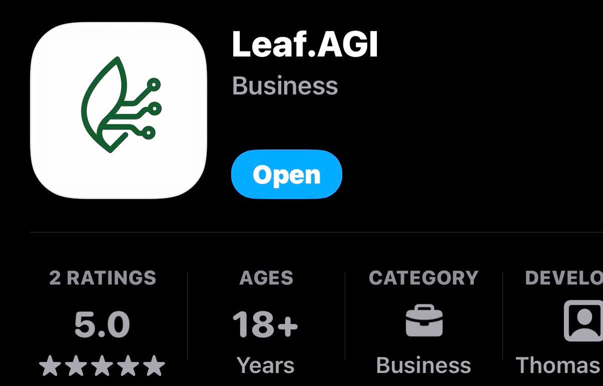 Download on iOS today for:

- Upcoming community events
- Latest buzz on the farm
- Recipes &amp; Grower highlights
- Trending shop signals
- Grower tools for beginners
- Interactive AI Agent

apps.apple.com/us/app/leaf-ag…