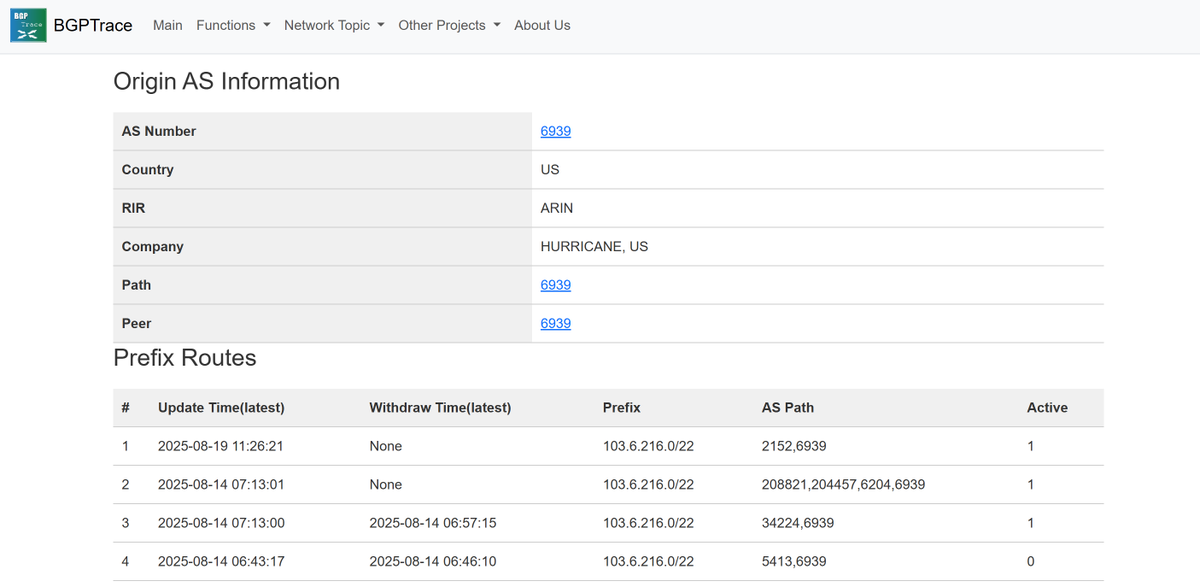 KRDevelop's tweet photo. Experimental active path detection on bgp update and withdraw detail pre perfix.
https://t.co/FDF7zoGG9T
#ASPath #bgp #internet #bgptrace #update #withdraw https://t.co/1bOqjArIin