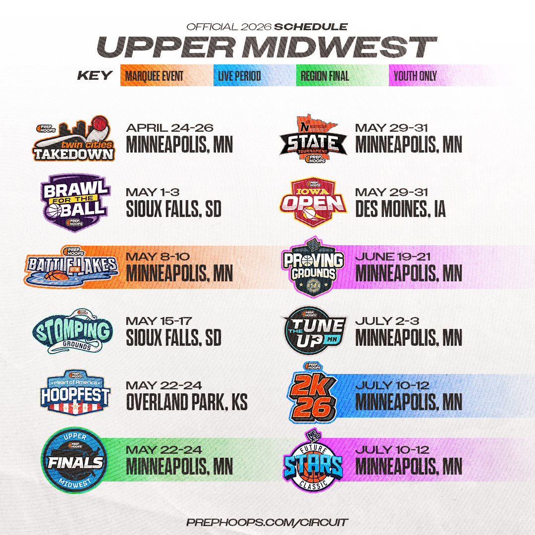 PHCircuit's tweet image. The Upper Midwest Territory Region is set!
Contact Ryan (@RyanJamesMN) today to get your program involved.
Schedule: prephoops.com/circuit/schedu…
Apply: events.prephoops.com/1/build-your-s…
