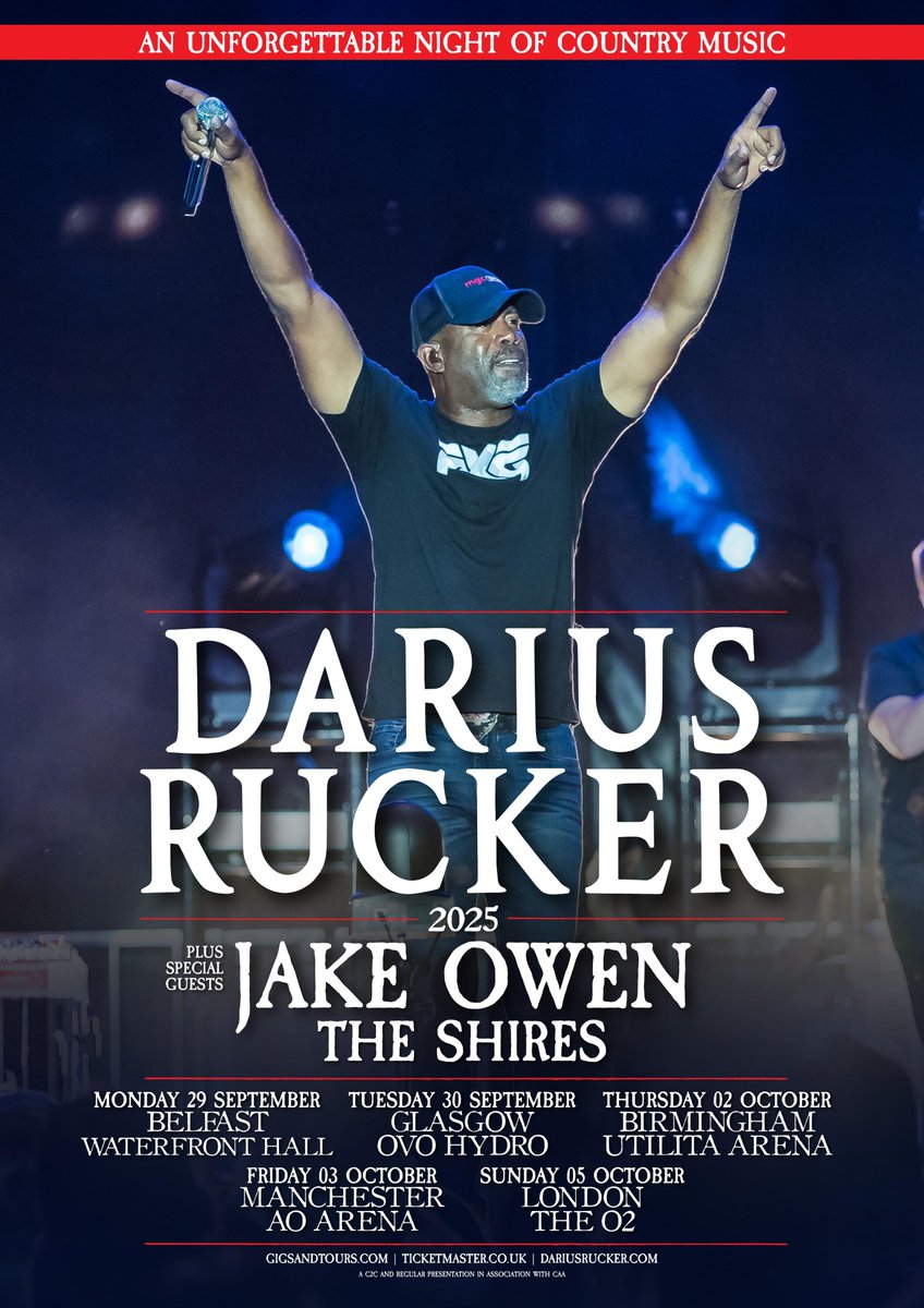 dariusrucker's tweet image. Mannnn I&apos;m so ready to play some shows in the UK! Get your tickets and VIP experiences now... because y&apos;all are selling it out! 🎫dariusrucker.com/tour/