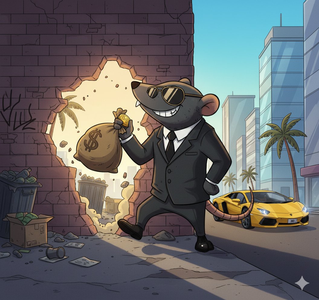 johnzinmans's tweet image. 3. 
Not a DAO.  
Not a cult.  
Just a movement of rats with nothing to lose.  
One mission: ESCAPE THE GUTTER.
#OML #Web3Takeover
#lettertomama