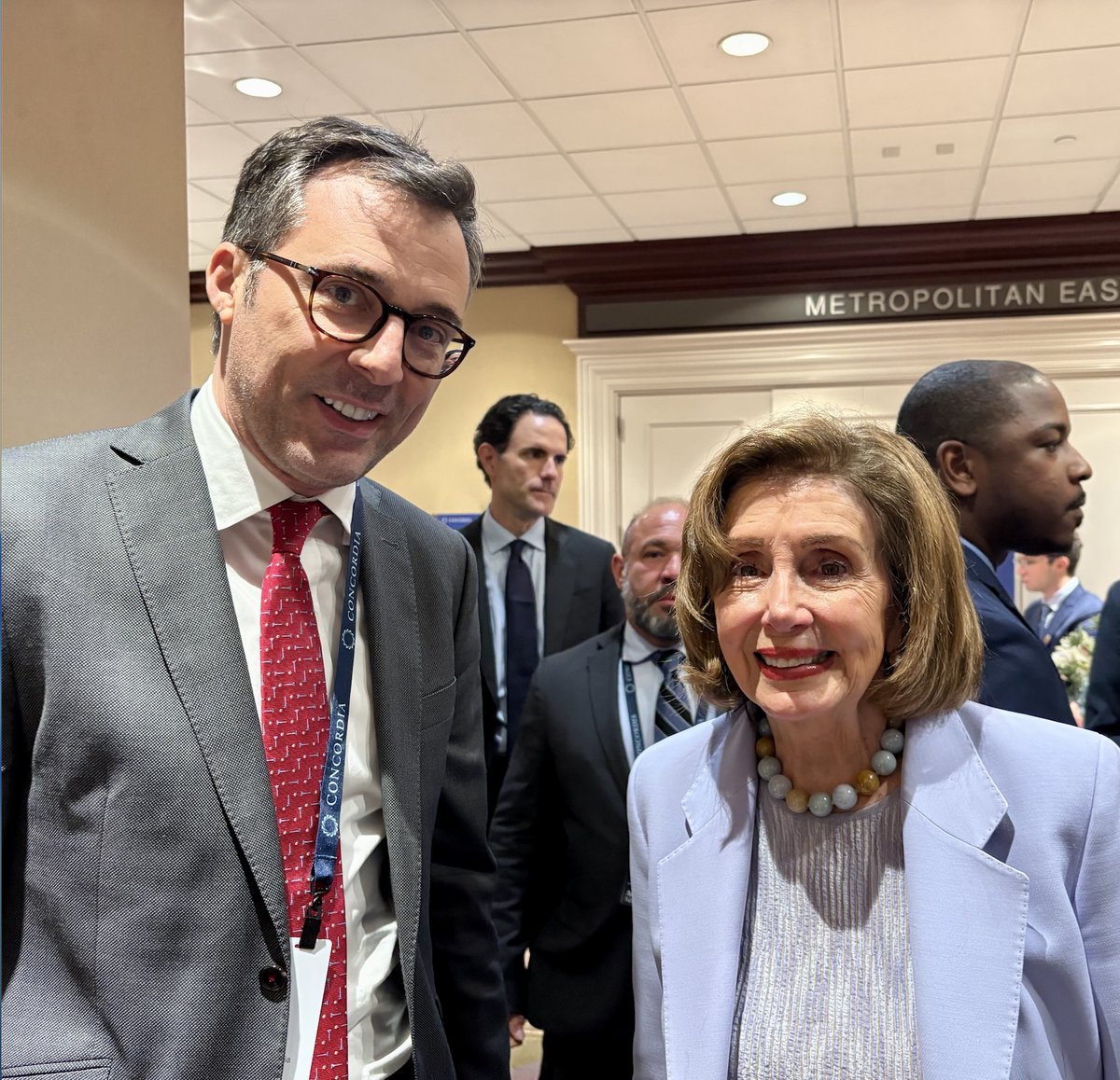 Grateful for the privilege of participating in the #Concordia25 Annual Meeting in NYC these past days.

Once again, I learned from voices across the spectrum—each offering different perspectives that help us better understand our complex world.

Wonderful to reconnect with