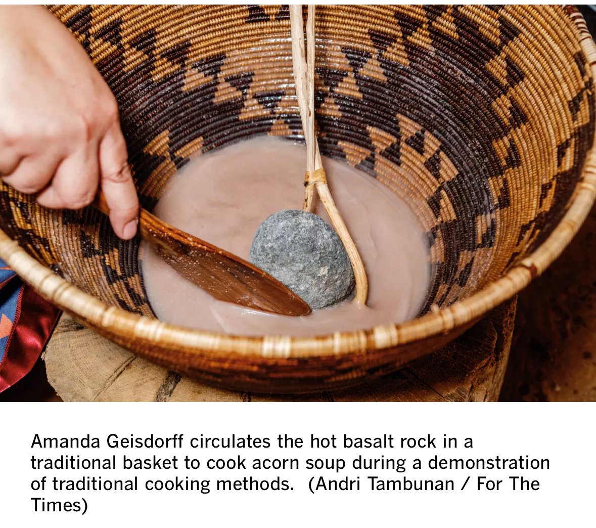 Latest for <a href="/latimes/">Los Angeles Times</a> 

Making traditional acorn porridge with <a href="/WiltonRancheria/">Wilton Rancheria</a> , the leading sponsor of Terra Madre Americas, a major international “slow food” gathering this weekend in Sacramento. They hope to showcase their heritage of food practices and caring for the land