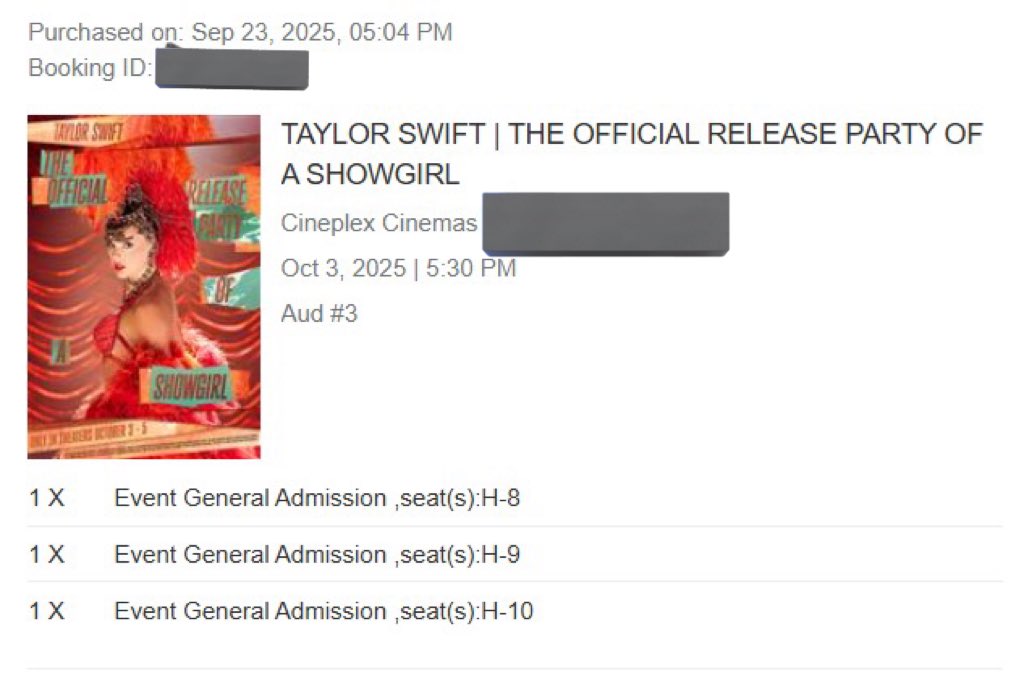 FINALLY SECURED #TSReleasePartyofaShowgirl TICKETS AFTER 2 HOURS