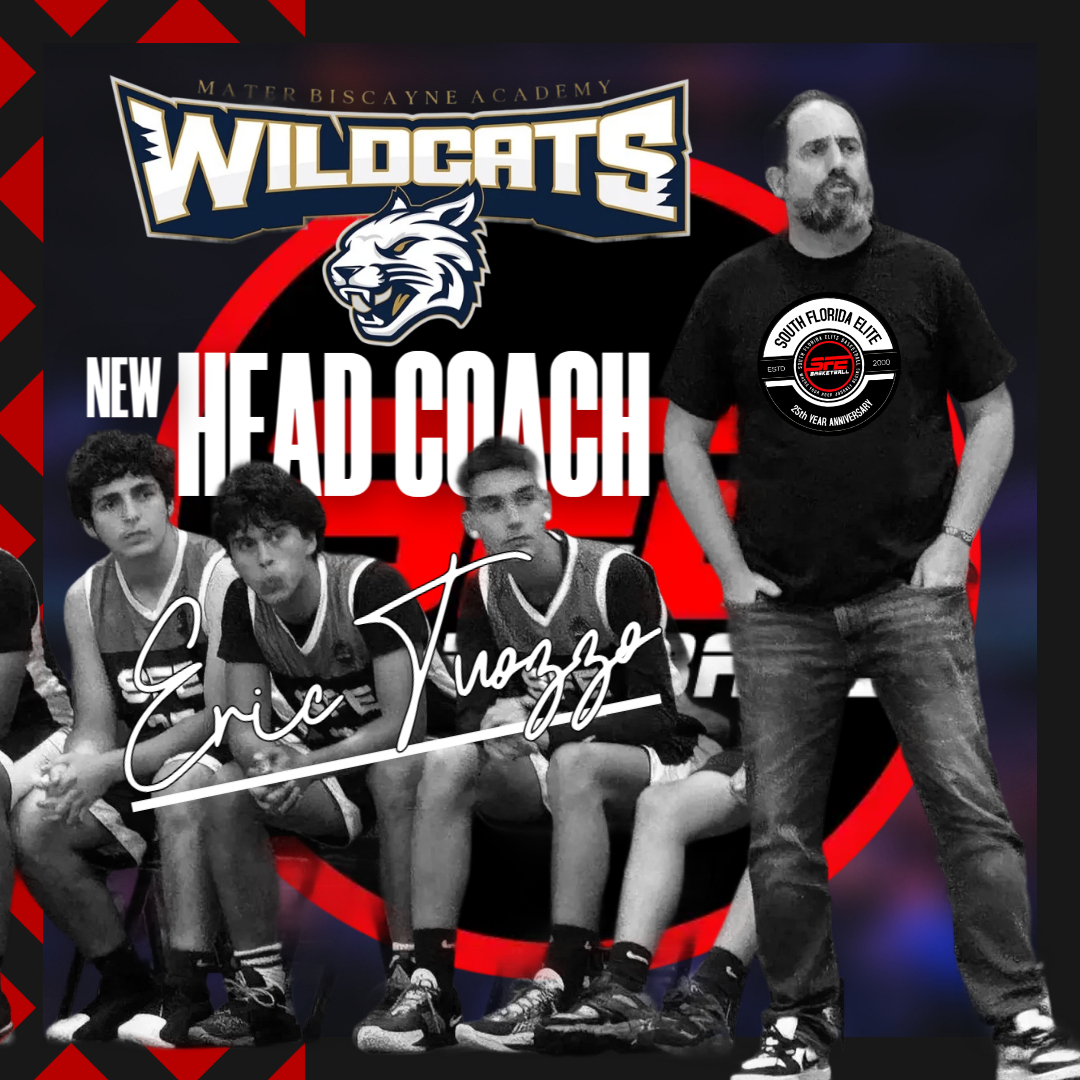 Introducing Eric Tuozzo as the new Head Coach Mater Biscayne Academy. Exciting leadership ahead for the team. Stay tuned for upcoming updates. #HeadCoach #NewLeadership #EricTuozzo
#SFEBASKETBALL