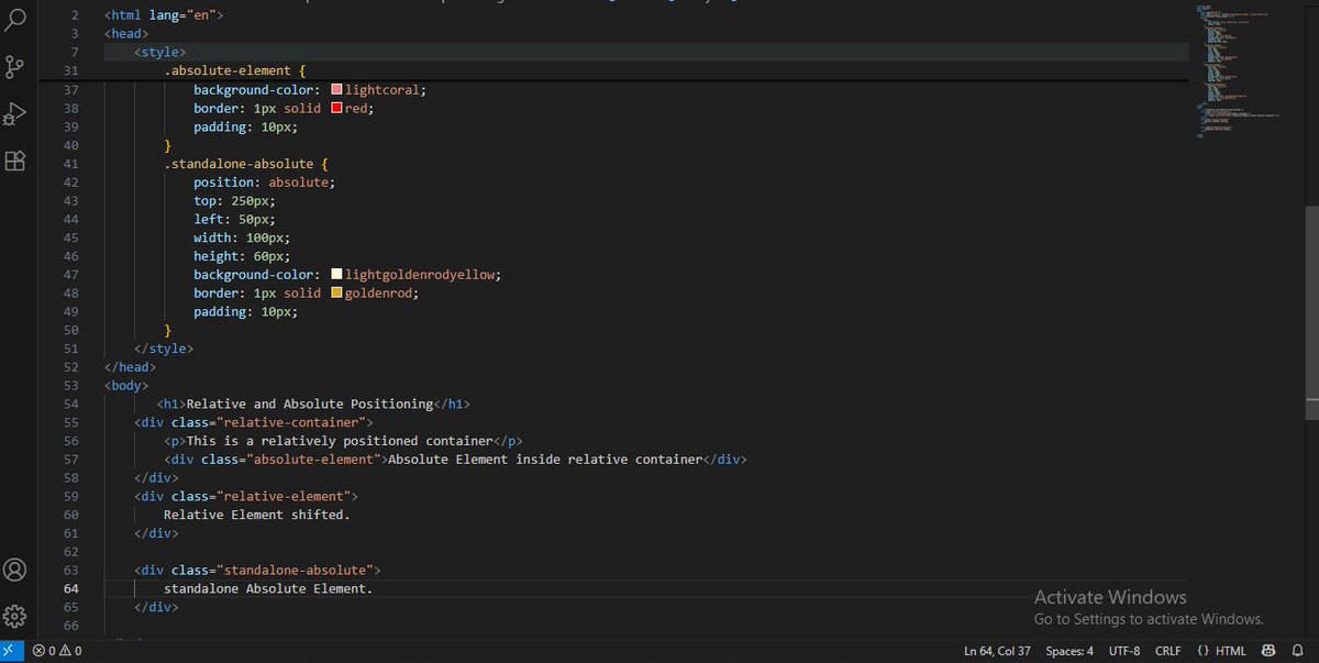 Xetron01's tweet image. Day 15/30:
#30DaysofCodeChallenge
Learned positioning today (relative, absolute and fixed)
Finally understand why elements sometimes float in weird places
