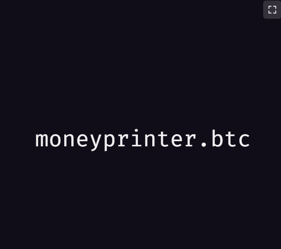 MoneyPrinter.btc 

magiceden.io/ordinals/item-… 
#MoneyPrinter #BTC #FED #Jerome #Powell #JeromePowell <a href="/btcname_DID/">BtcName.btc</a> <a href="/MagicEden/">Magic Eden 🪄</a>