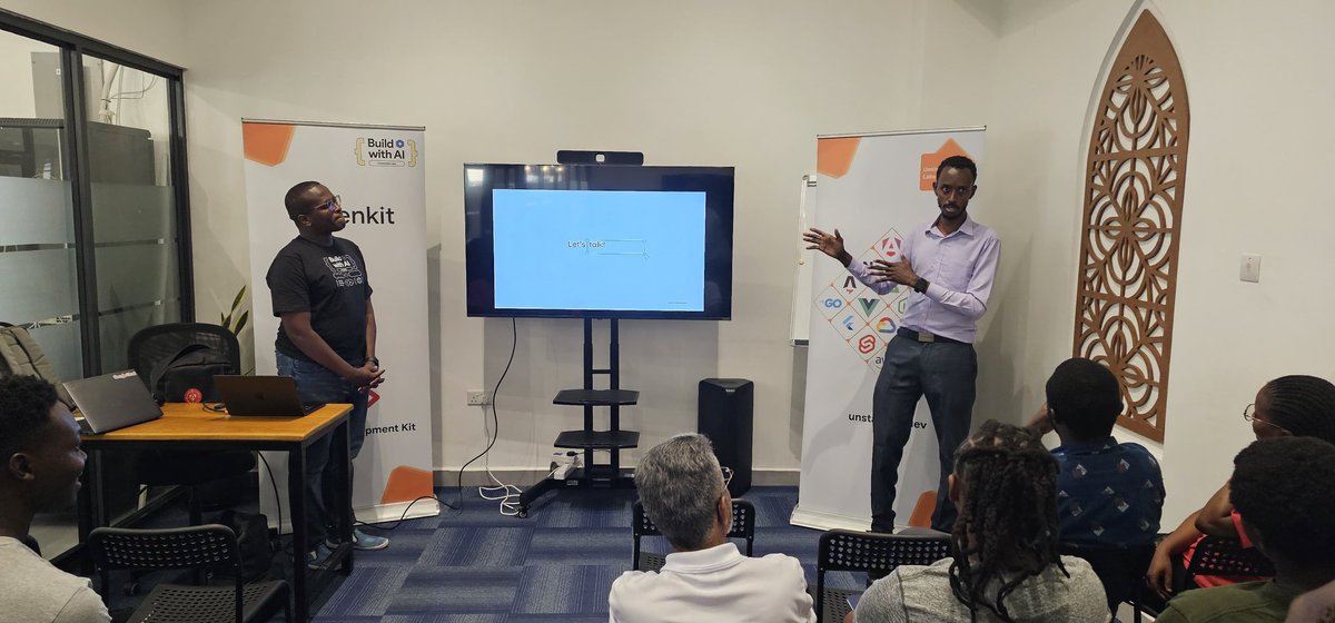 unstackedlabs's tweet image. We had an amazing time with the Mombasa participants of the Build with AI program with @wayne_gakuo taking them through the program&apos;s details. It was an opportunity for them to also share what they look forward to in learning through the 8-week program.
#BuildwithAI #GeminiAI #AI