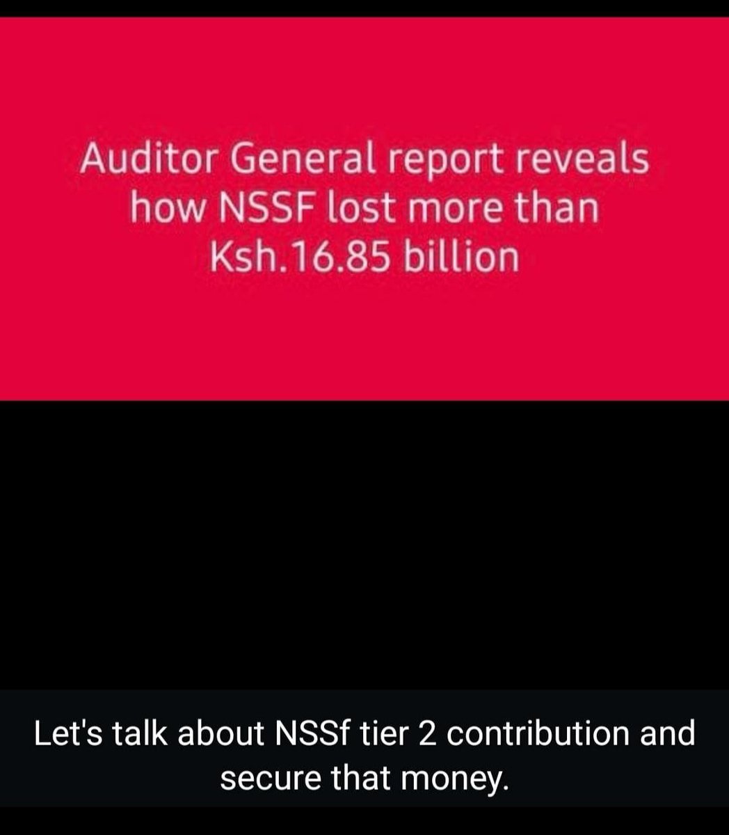 yourhotsauce237's tweet image. Tired of worrying if your pension will vanish like the KSh 16.85B NSSF lost?
I help Kenyans redirect their NSSF Tier II contributions into safe, regulated private pension plans.Your money stays protected
👉 Chat with me now on WhatsApp:
wa.me/254717417163
#NSSF #InsuranceKE