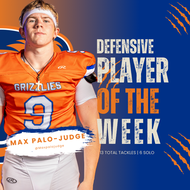 NPGrizzliesFB's tweet image. CONGRATS TO OUR WEEK 4 PLAYERS OF THE WEEK! 
 
O: @tywilli0 
D:  @Maxpalojudge 
 ST:  @LandonManco27 
SCOUT:  @Dom_Sienkiewicz
C TEAM: Mason Barr
 
S/O to @CoachMyersNP for the graphics!

#BeGREAT