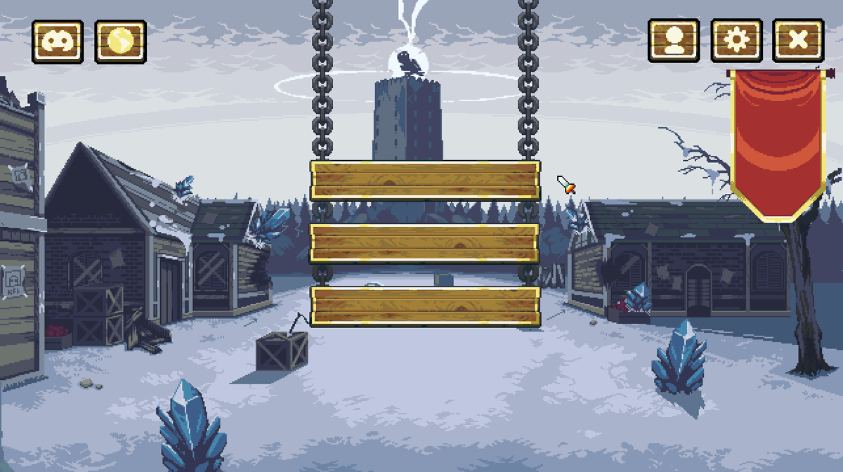 thiagopdps's tweet photo. Another artwork for Just King! This one is the background for the game's second zone

#PixelArt #GameArt #IndieGameDev #IndieGames #IndieDev #PixelDailies #GameDesign #SteamGames #MobileGames #JustKing #PixelArtist https://t.co/okYFGgXC0e