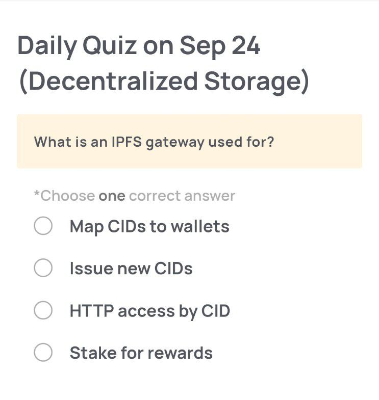 Xenea_io's tweet image. 🔍 Need a Hint for Today’s Quiz
It lets you open IPFS content in a regular web browser by using its unique content ID.