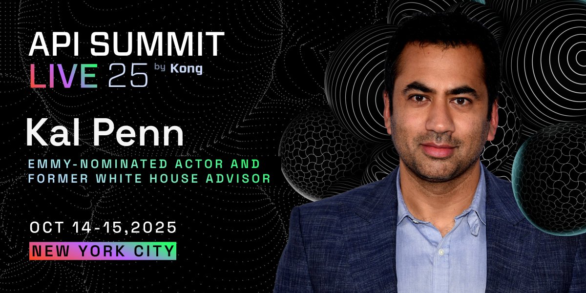 thekonginc's tweet photo. 🎤 Today's API Summit speaker spotlight is Kal Penn!

Kal is a writer, producer, and Emmy-nominated actor known for his roles in Designated Survivor, House, Mira Nair’s The Namesake, and the Harold & Kumar franchise. He also served as Associate Director of the White House Office of Public Engagement.

Help us welcome Kal to the stage in October! https://t.co/TGeYx33RRH