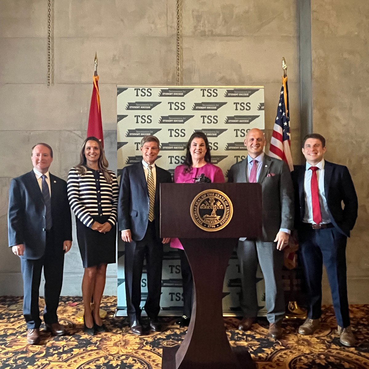 We LOVED getting the chance to honor our Team Kid Hero awards in an official ceremony today! 

Thank you to the following legislators &amp; awardees for their hard work in championing student success &amp; education in Tennessee:

Rep. Charlie Baum 
Sen. Dawn White <a href="/VoteDawn/">Dawn White</a> 
Rep. Lee