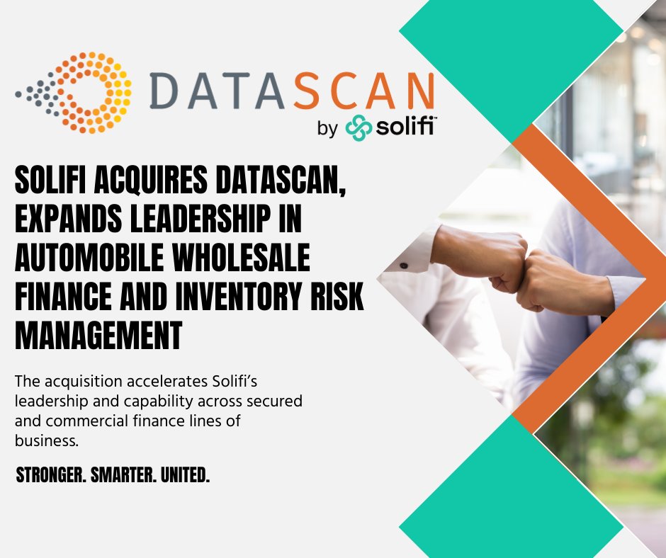 OneDataScan's tweet image. Big news: DataScan is now part of @solifi_global !
Same trusted team, now with global scale, expanded opportunities, and enhanced innovation. We’re building the only end-to-end secured finance platform.
🔗  onedatascan.com/resources/data…