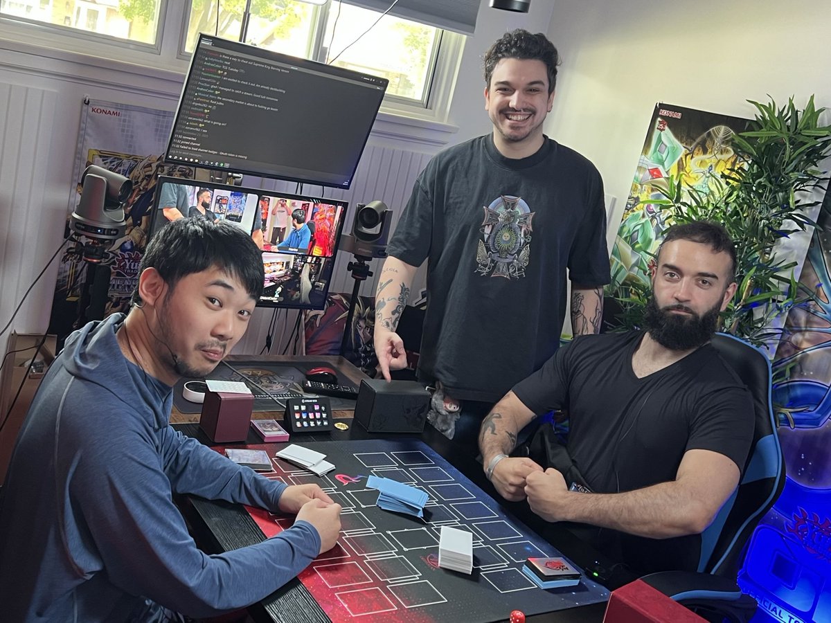 TheDistantCoder's tweet image. BACK IN THE STUDIO FOR SOME TCG DUELS!
We got 2 legends today (both these players have more YCS tops than I have Locals wins LMAO)
🔴 COME CHECK IT OUT, YOU WON&apos;T BE SORRY!
LIVE @ twitch.tv/distantcoder !