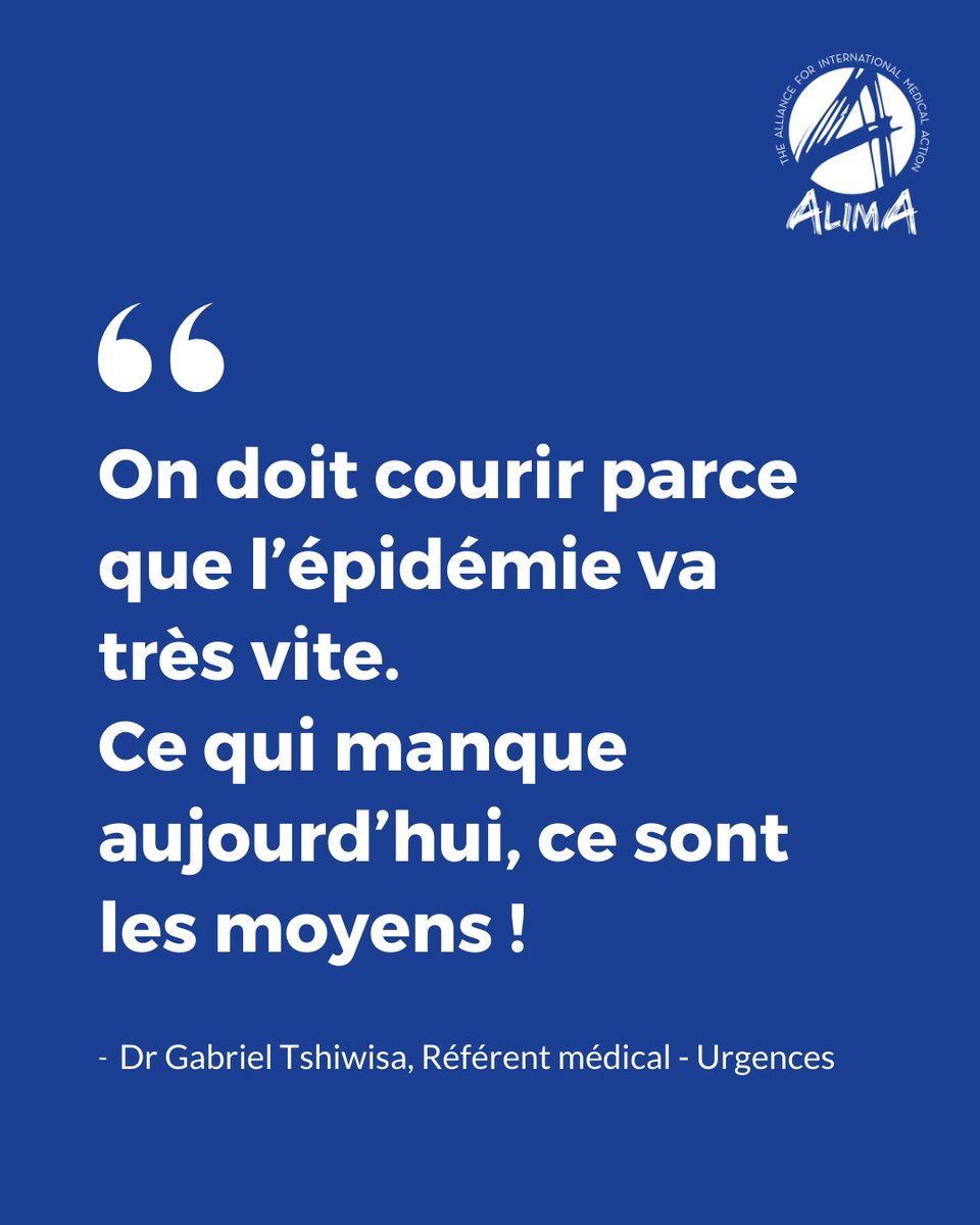 🇨🇩 Face à la nouvelle épidémie d’#Ebola en #RDC, Dr Gabriel Tshiwisa, référent médical d’#ALIMA, était l’invité de <a href="/franceinfo/">franceinfo</a> pour rappeler l’urgence d’agir.

➡️ Plus d’infos : franceinfo.pulse.ly/6wkehqkvy7