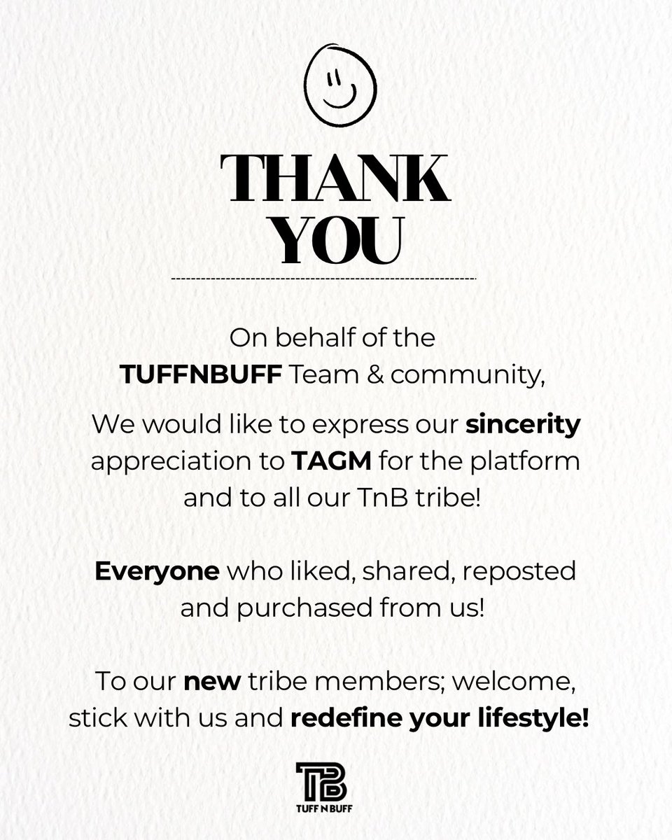 Big love to our entire TnB tribe 💪🏾💥
To everyone who liked, shared, reposted &amp; purchased, THANK YOU! ❤️