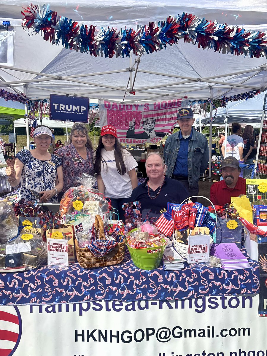 Nothing beats good company and great conversations! Great to join <a href="/HKRepublicansNH/">Hampstead-Kingston GOP</a> at Newton Olde Home Day earlier this month, thanks to everyone who stopped by our booth!