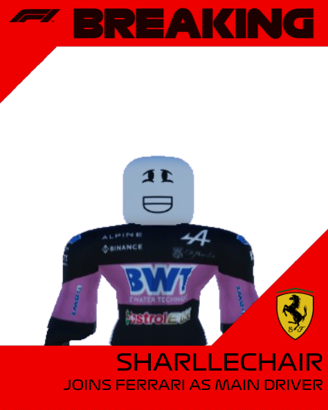 NTT_FSL's tweet photo. BREAKING: Mat has retired from his driving roles at Scuderia Ferrari. He will remain Team Principal and a member of the FIA. SharlLeChair will replace him. #FSL https://t.co/QABMqCWY8s