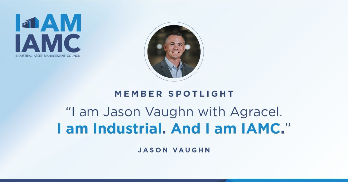IAMC (@iamcgroup) on Twitter photo “IAMC isn’t just networking—it’s growing together. Mentors & peers have fueled my leadership journey to soon earning my Fellow certificate. My advice: get involved & embrace every opportunity.” 
#IAMC #MemberSpotlight #IndustrialRealEstate #Networking #IamIAMC “IAMC isn’t just networking—it’s growing together. Mentors & peers have fueled my leadership journey to soon earning my Fellow certificate. My advice: get involved & embrace every opportunity.” 
#IAMC #MemberSpotlight #IndustrialRealEstate #Networking #IamIAMC