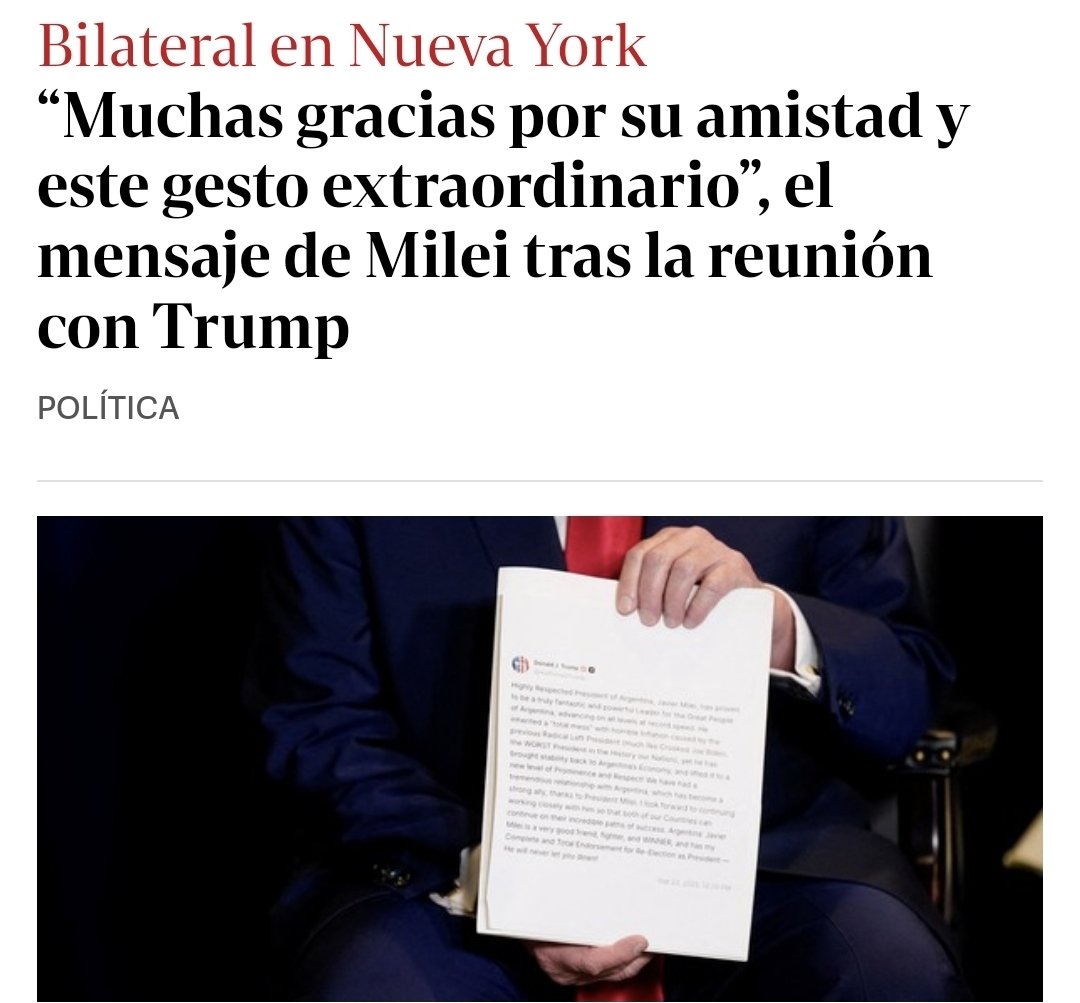 Le regaló un Tweet impreso, listo con esto salimos de la crisis Hah