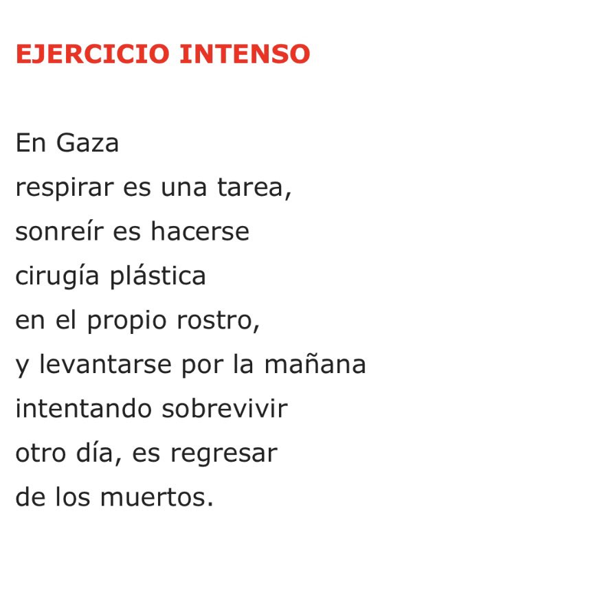 elvirasastre's tweet photo. Mosab es un poeta palestino a quien no debéis dejar de leer.
Siento que hay que escuchar más a quien sobrevive y menos a quien as3sin4.
@MosabAbuToha gracias por tanto. https://t.co/xrQTRKJkYn