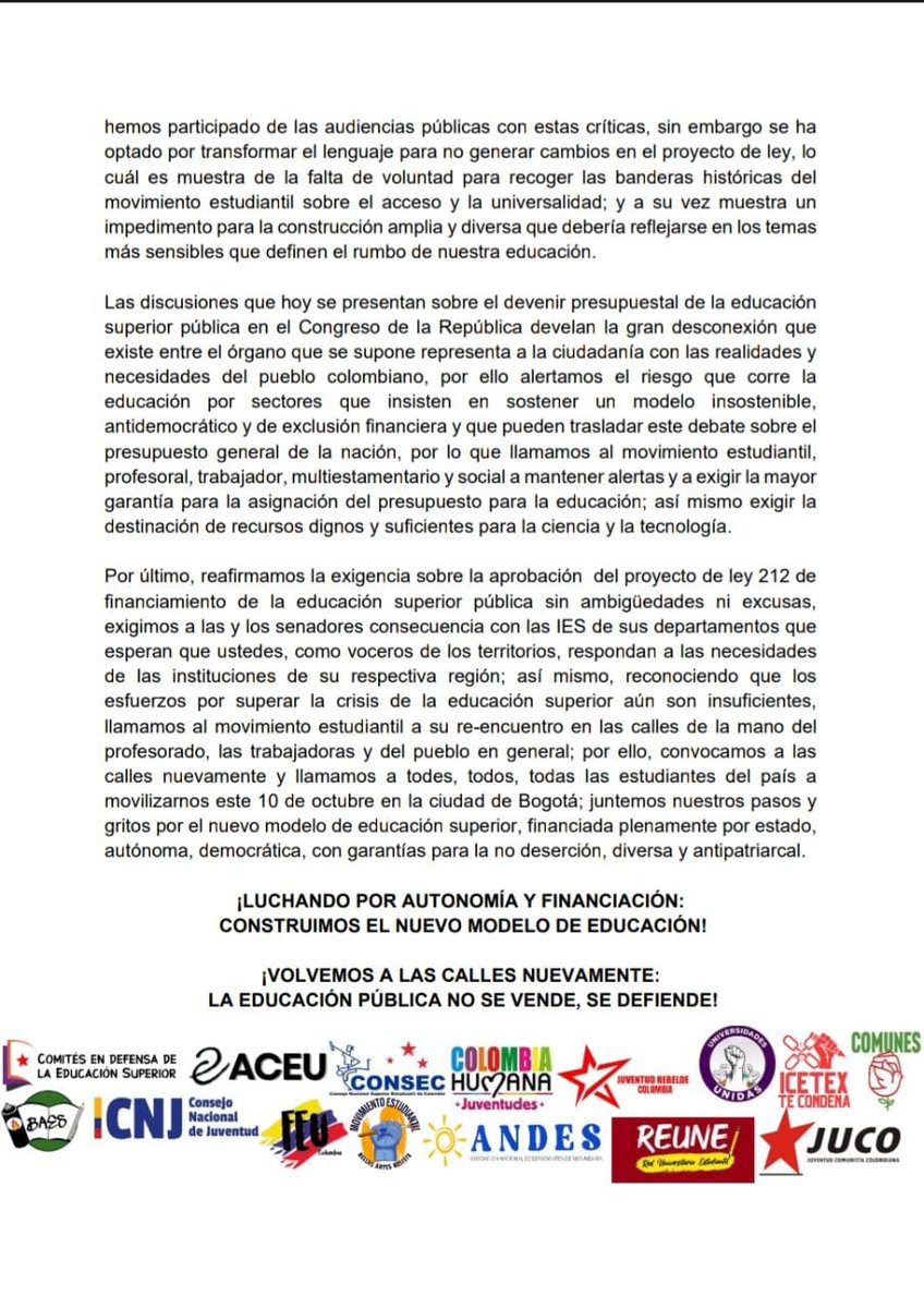 ACEU Colombia tweet media