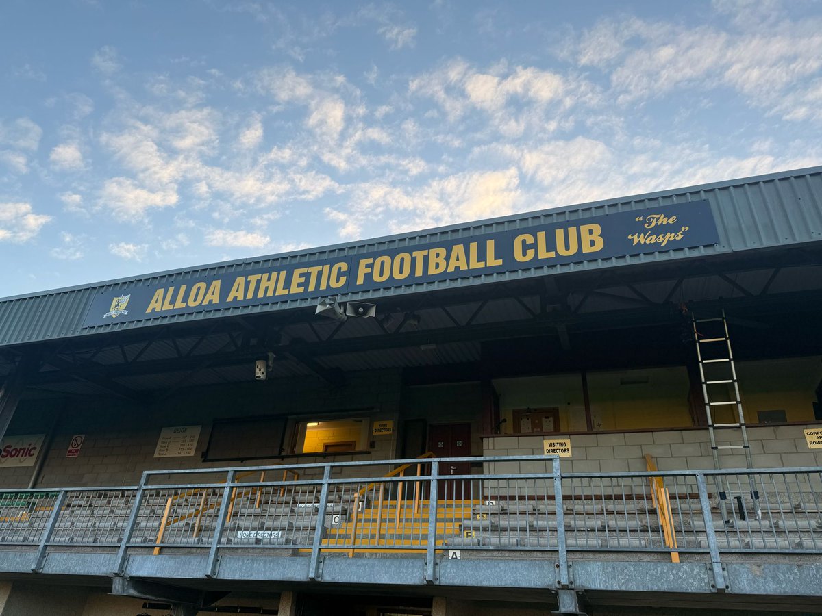 Alloa 📍 

Team news 🔜