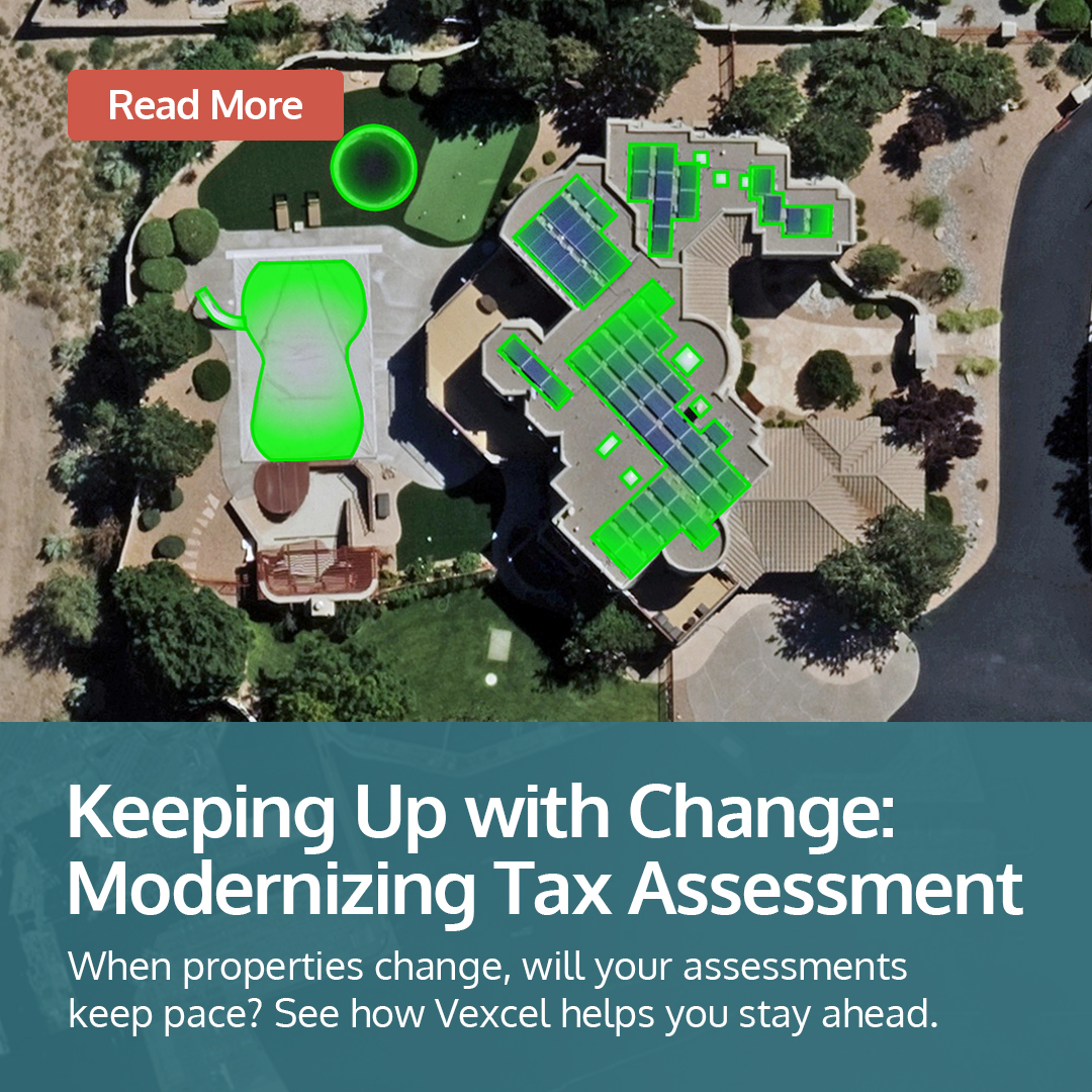 vexcel_data's tweet image. Keeping up with property change is hard. Vexcel makes it easier.
Discover how Vexcel helps tax assessors modernize with high-res aerial imagery and AI insights that reveal what's new, what's changed, and what matters most.
👉hubs.la/Q03KCFKw0