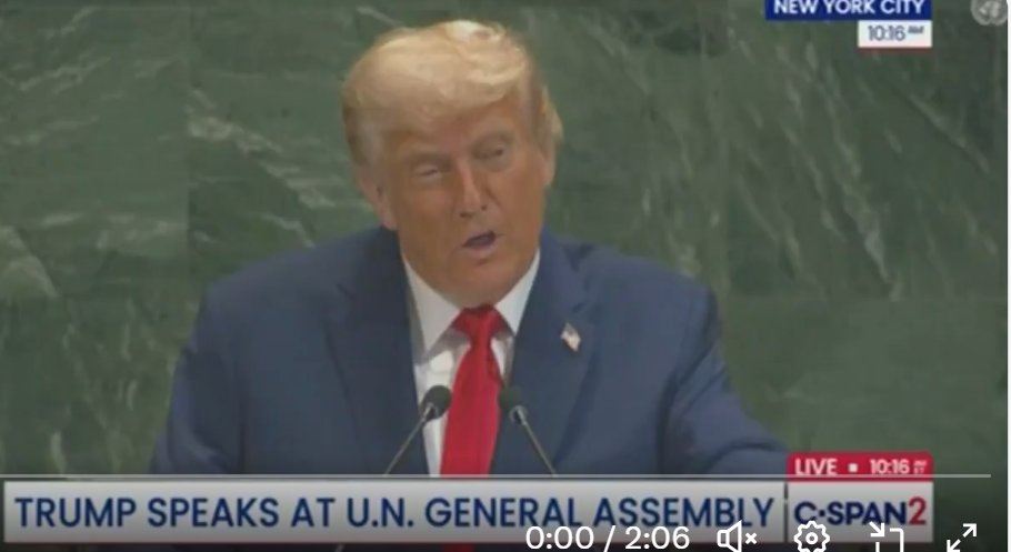 FranceskAlbs's tweet image. We must recognise Pres. Trump for his visionary speech: unmatched imagination, pure stream-of-consciousness, the rare gift of saying whatever comes to mind, on anything, to anyone. A masterclass for sociology, int'l relations, and political science. Just hardly any law in it.