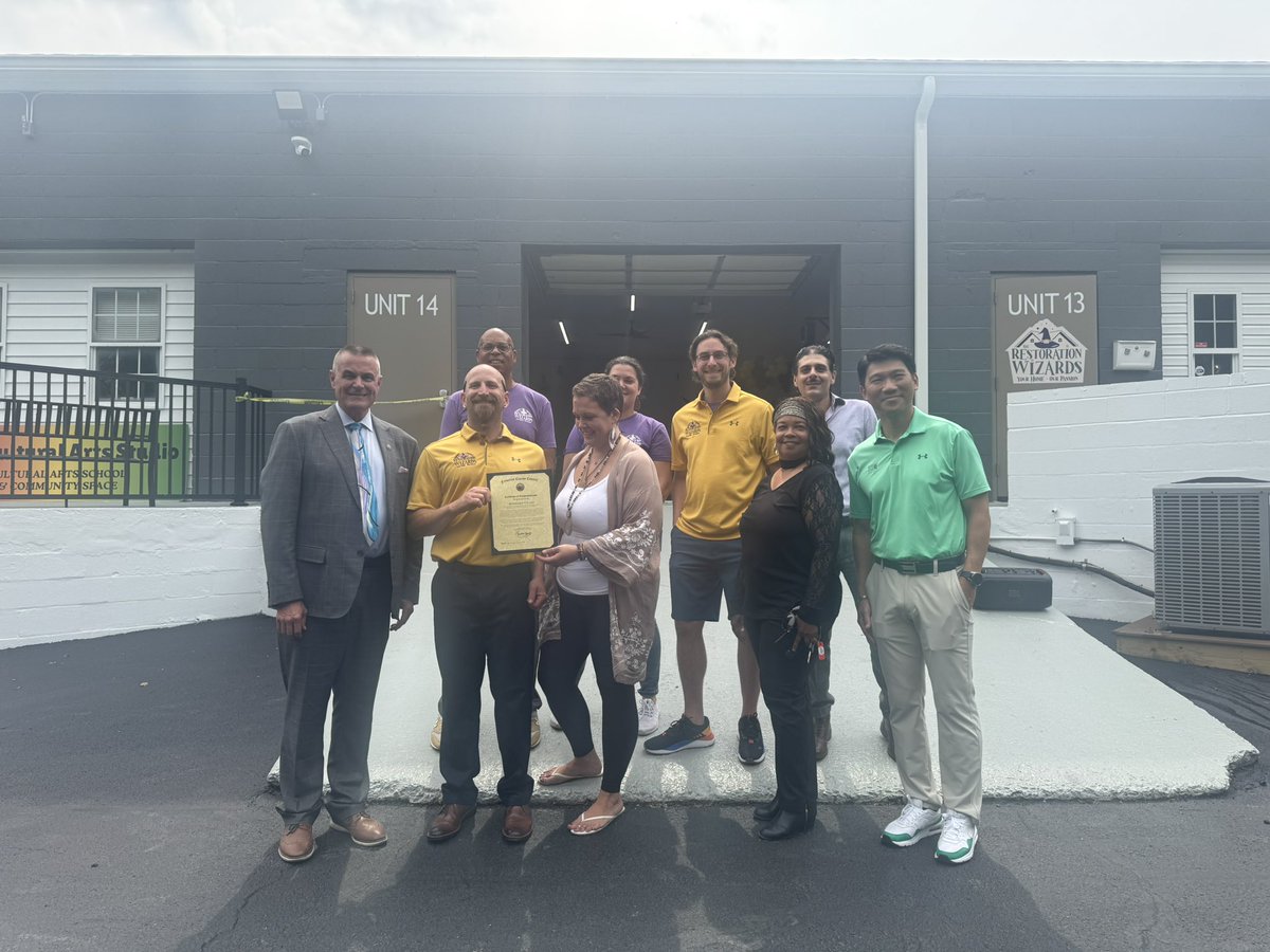 Awesome to be at the Ribbon Cutting for The Restoration Wizard’s new location on Route 40 in Frederick.